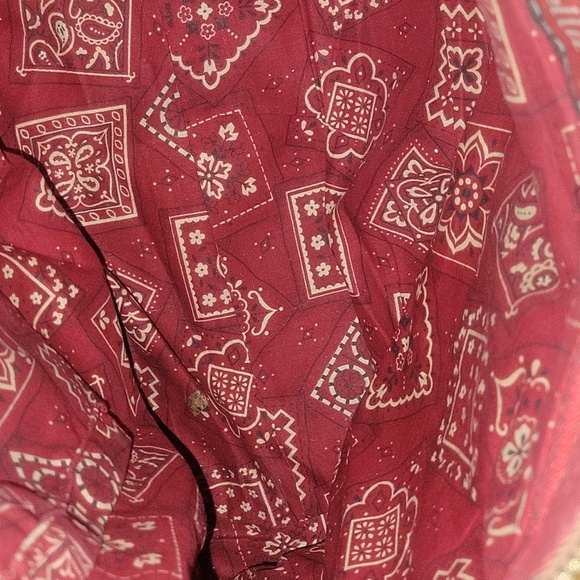 Isabella Fiore Beaded/ Embroidered Brown Leather Tote Shoulder Bag - Picture 10 of 14